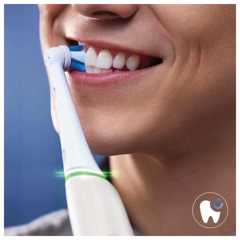 Oral-B iO Ultimative Reinigung Aufsteckbürsten für elektrische Zahnbürste, 6 Stück, ultimative Zahnreinigung mit iO Technologie, Zahnbürstenaufsatz für Oral-B Zahnbürsten