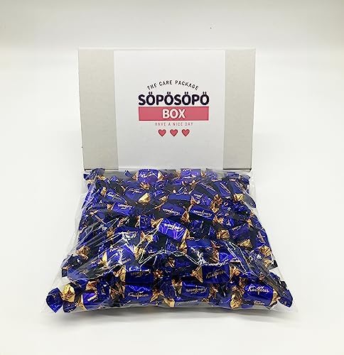 Fazer Karl Fazer Milk Chocolate 2lb 900g Bag in a Söpösöpö Box Finnish Candy Treat
