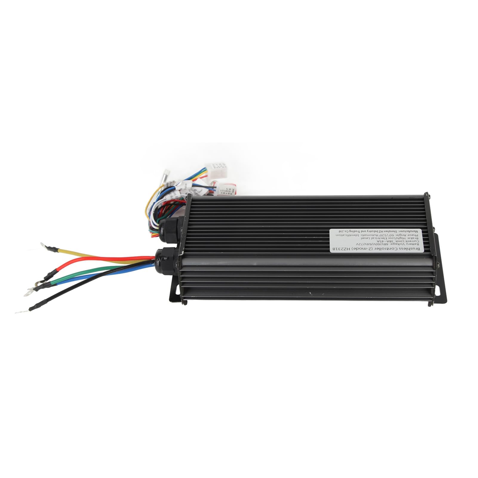 Ausla Bezszczotkowy Sterownik Silnika, Regulator Prędkości Roweru Elektrycznego ze Stopu Aluminium 48 V 60 V 64 72 2000 W 18 Rurek, 38 A do 45 A dla Rowerów Elektrycznych, Skuterów