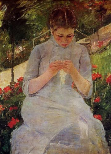 Huile sur toile Mary Cassatt artisanale pour murs sans vie
