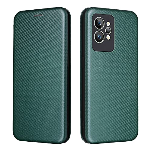 Capa flip de fibra de carbono de luxo Oppo Realme GT2 Pro GT 2 Pro Capas de telefone Suporte de cord