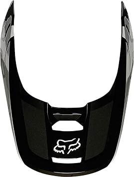 Fox Racing Mens V1 Helmet Visor,Black/White - REVN,Medium
