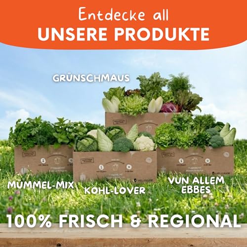 Kohl‑Lover Frischfutter-Box 3 kg – Ausgewognene Kohl‑Mischung für Kaninchen, Meerschweinchen & weitere Heimtiere | Blatt‑ & Kohlsorten liebevoll zusammengestellt | Versand Immer Montag & Dienstag