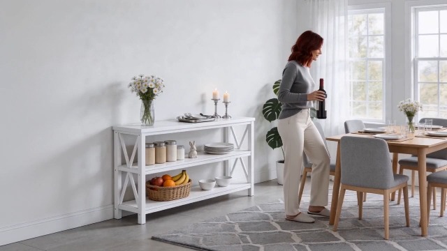 Amazon.com: FATORRI Console Table for Entryway, Long Sofa Table