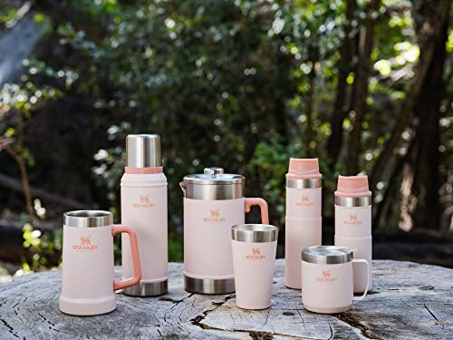 Image of STANLEY Stay-Chill Beer Stein 24 oz | Heavy Duty Big Grip Handle | Beer Tumbler Drink Cup, Holds 2 Cans | Insulated Stainless Steel Party Mug | BPA-Free | Limestone