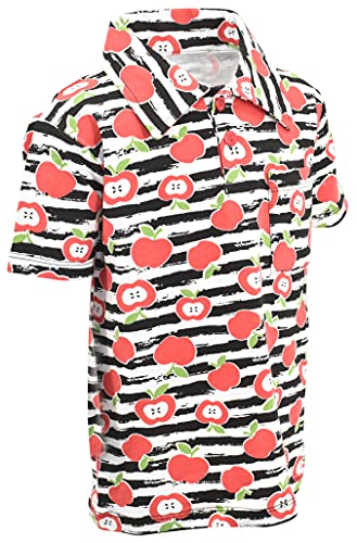 Image of Unique Baby Moisture Wicking Kids Polo Shirts for Toddler Boys Polo Shirt
