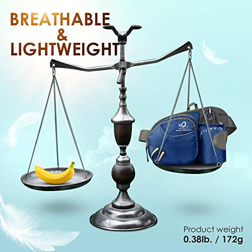 Waterfly Unisex Bum Bag with Bottle Holder, Breathable with Reflective Stripes for Running, Cycling, Camping, Climbing, Travel, for iPhone 6/7/8 Plus, Samsung, 6.5 Inches (16.51 cm) - Image 7