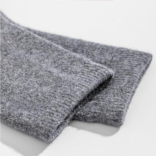 Women and Men 100% Pure Cashmere Unisex Bed Cuff Socks, 1 Pairs Knit Loose Seamless Ultra Soft, Warm Comfortable4