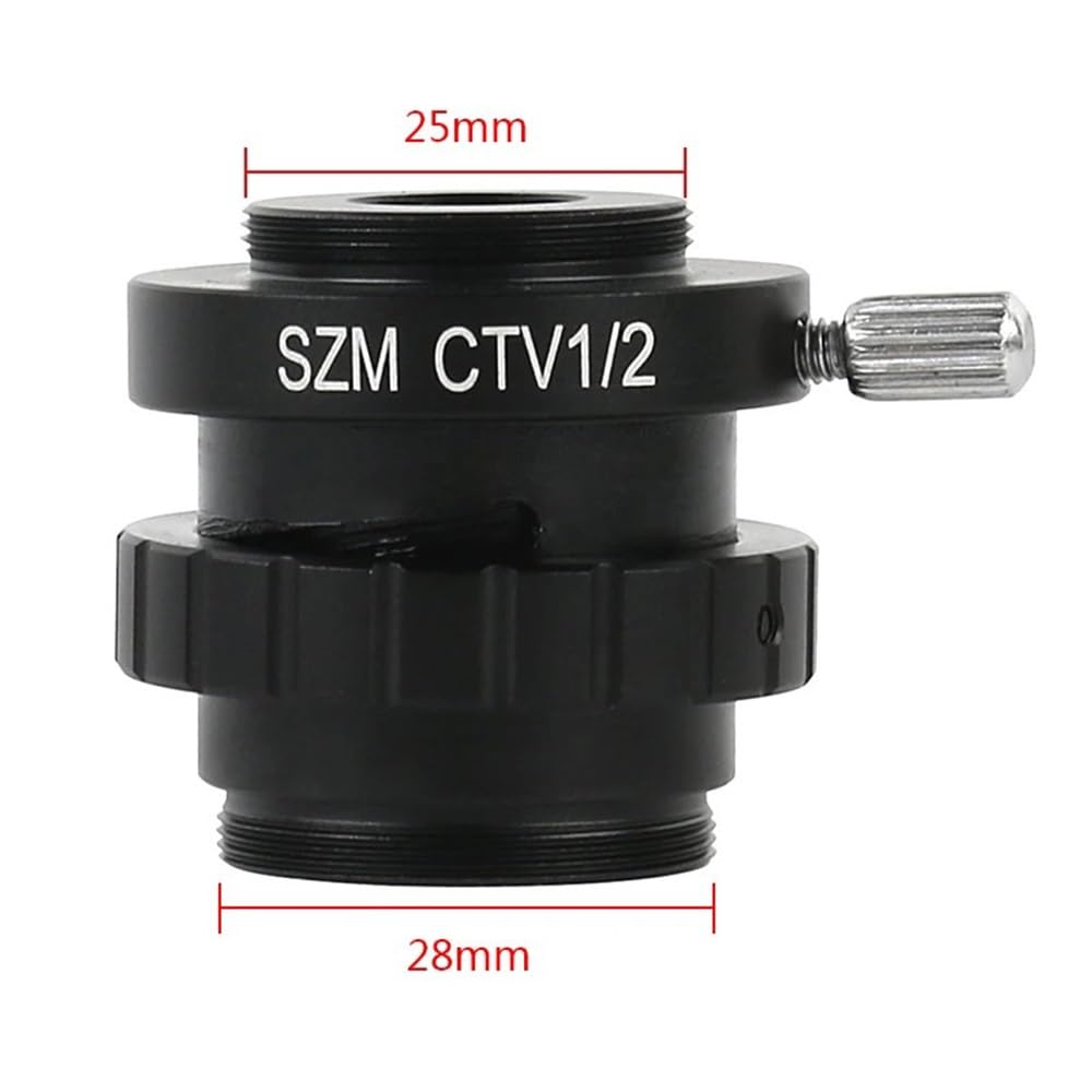 Osservazione al microscopio Microscopio stereo trinoculare simulfocale 7X-45X WF10X/20MM Oculare SZMCTV1/2 Diottria regolabile