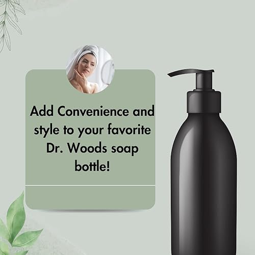 Miniatura 8 de Dr Woods Bombas para botellas de jabón se adapta a todas las botellas de 32 onzas para Dr Woods paquete de 3