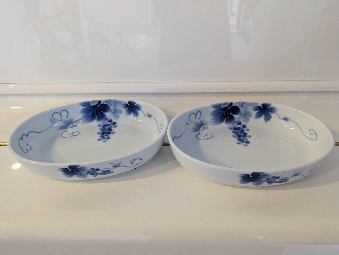 深川製磁 ブルーワイナリーパスタ皿 2枚セット ブルーワイナリー ペア