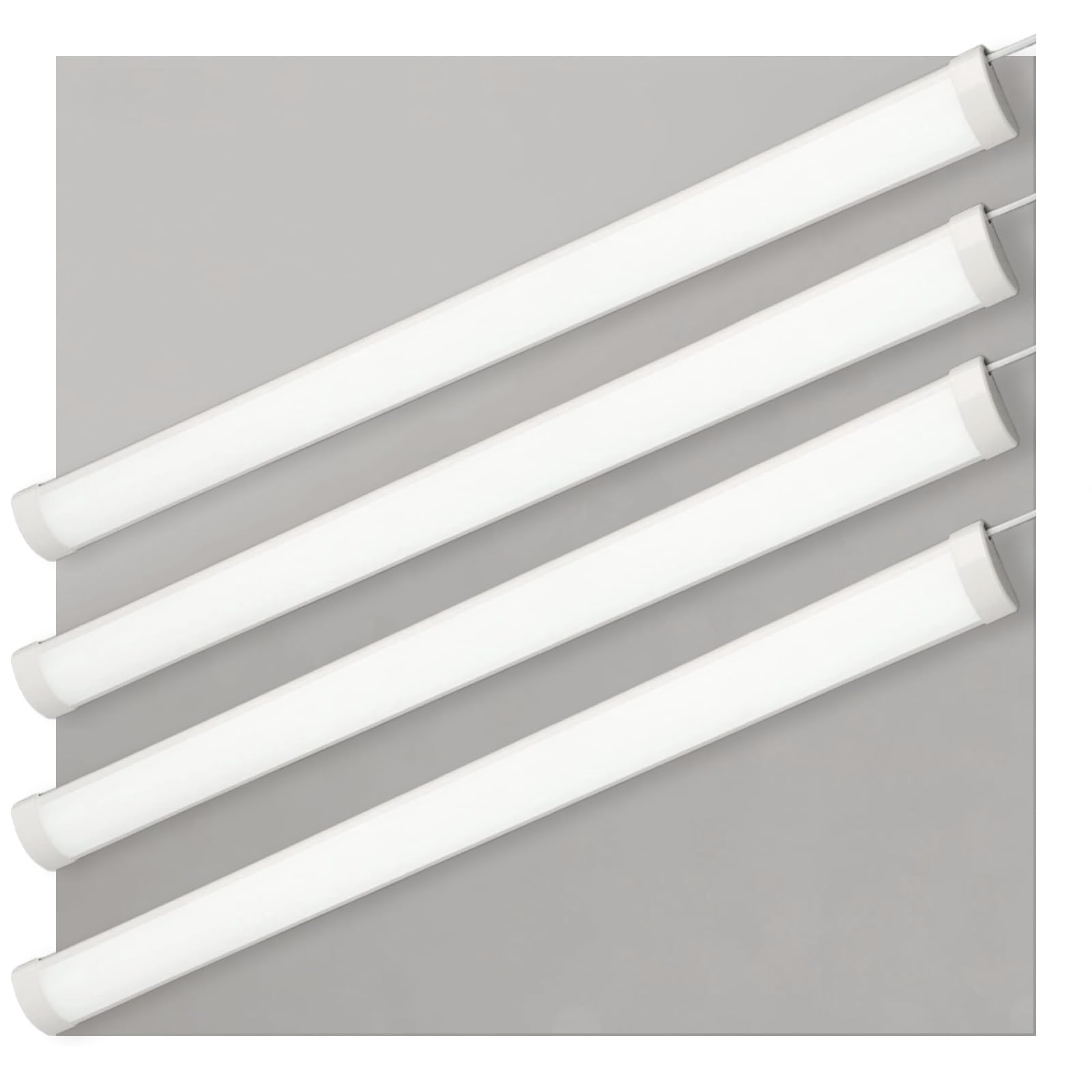 LED Leuchtstoffröhre 120 cm 4 Stück, 6500K Kaltweiß LED Röhre Garage | 34W 3750LM Energieeffiziente & Langlebige, LED Lichtleiste für Garage, Lager, Büro, Werkstatt, Küchenbeleuchtun