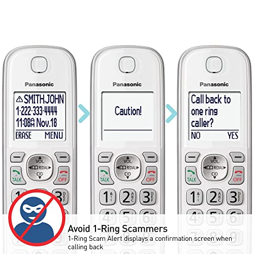 Panasonic KX-TGD864W Cordless Phone With Answering Machine thumb #4