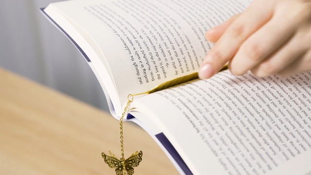 Cadeau Lecteur écrivain 8 Marque-pages Métal Forme Plume - Cadeau Original Pour Lecteurs Et écrivains Marque-pages Métal Plume