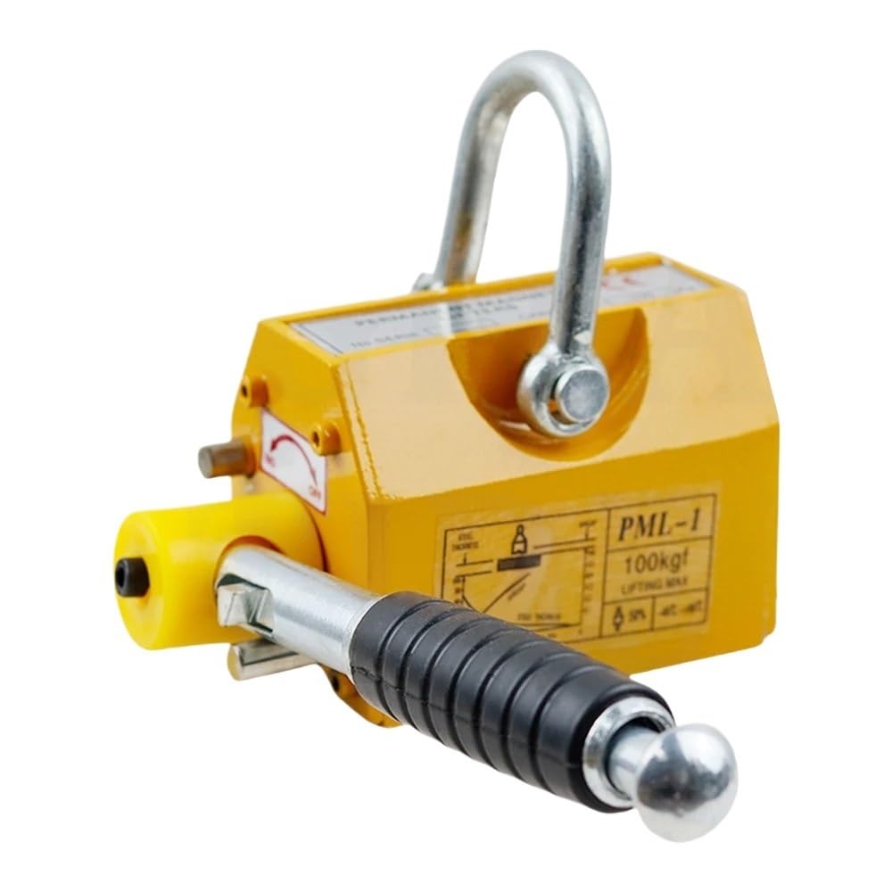 Elektrische Winden Magnetheber, Permanentmagnet-Hebezeug, 1 t, Werkzeug, 2 t, industrielle Hebeausrüstung, stark, 100/200 kg Elektrische Hebezeuge(100kg)