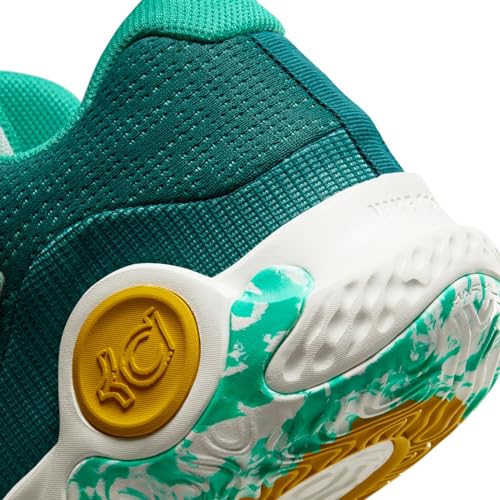 Nike Women's Air Force 1 PLT.af.ormSneaker, Clear Jade Geode Teal Sail Vivid Sulfur, 11 US