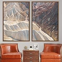 2 Piece Framed Canvas Wall Art Line Patterns Canvas Prints Home Artwork Decoration for Living Room,Bedroom - 16