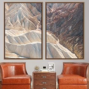 signwin 2 Piece Framed Canvas Wall Art Line...