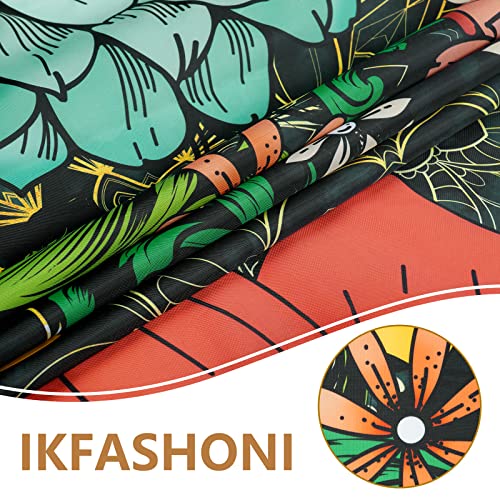 Ikfashoni 4 Pcs Bohemian Paisley Flower Shower Curtain Sets With Rugs And Toilet Lid Cover, Boho Floral Retro Funky Shower Curtain With 12 Hooks, Rustic Botanical Flowers Shower Curtain For Bathroom #TOP3