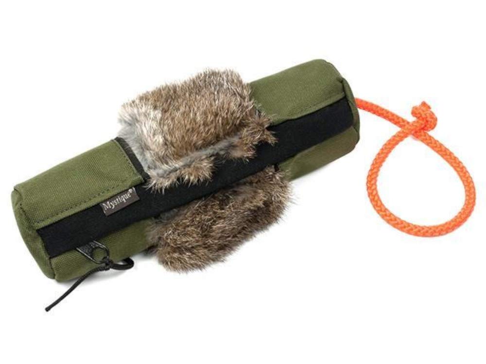 Mystique Snackdummy Futterdummy mit Fell (groß, Khaki)