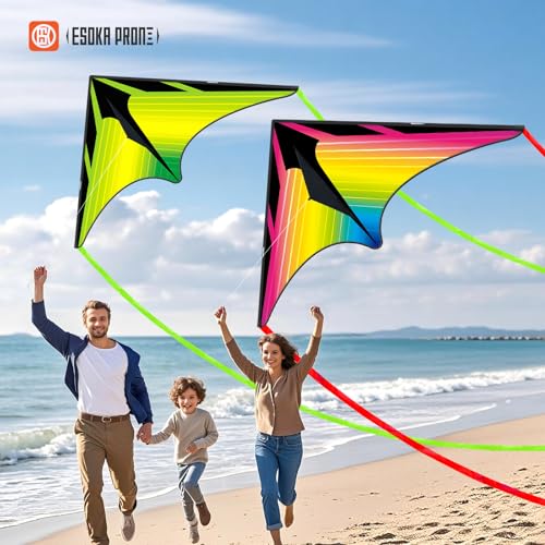ESOKA PRON 2-Pack Delta Kites for Kids & Adults - Image 3
