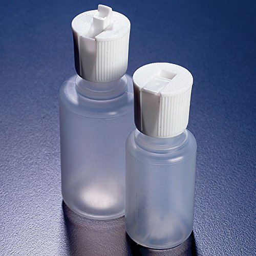 Globe Scientific BGE536P Dispensing LDPE Bottle, Pivot Nozzle, 74mm Diameter, 174mm Height, 500mL Capacity, Pack of 10