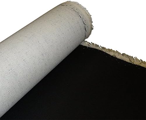 Sunbelt Primed Cotton Artist Canvas Roll Black 6 yds x 63"