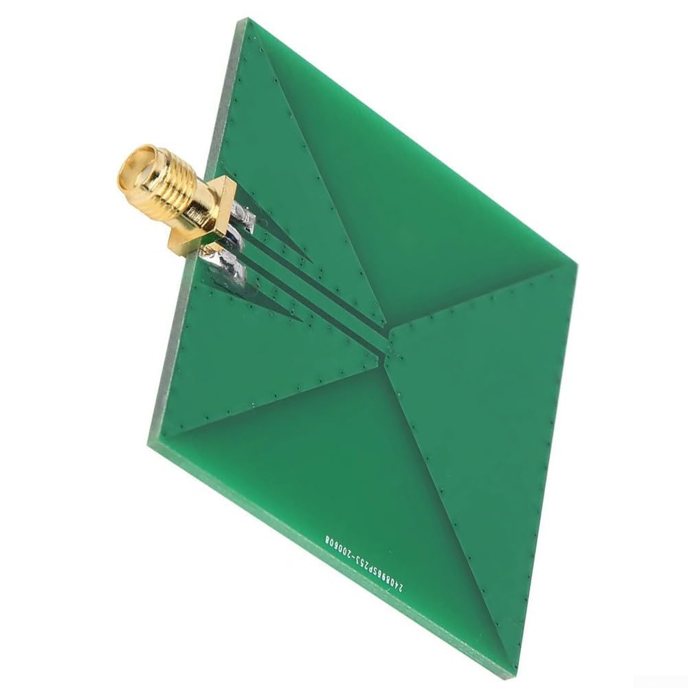 Scheda bifacciale a banda larga UWB 2.4GHz-10.5GHz PCB 1.6mm a banda larga RF a banda larga con connettore femmina 50 Ohm Polariza lineare verticale