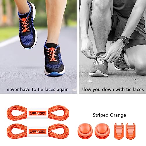 Image of UpUGo Elastic Shoe Laces, No Tie Shoe Laces Tieless for Kids, Adults, Elderly, One Size Fit All