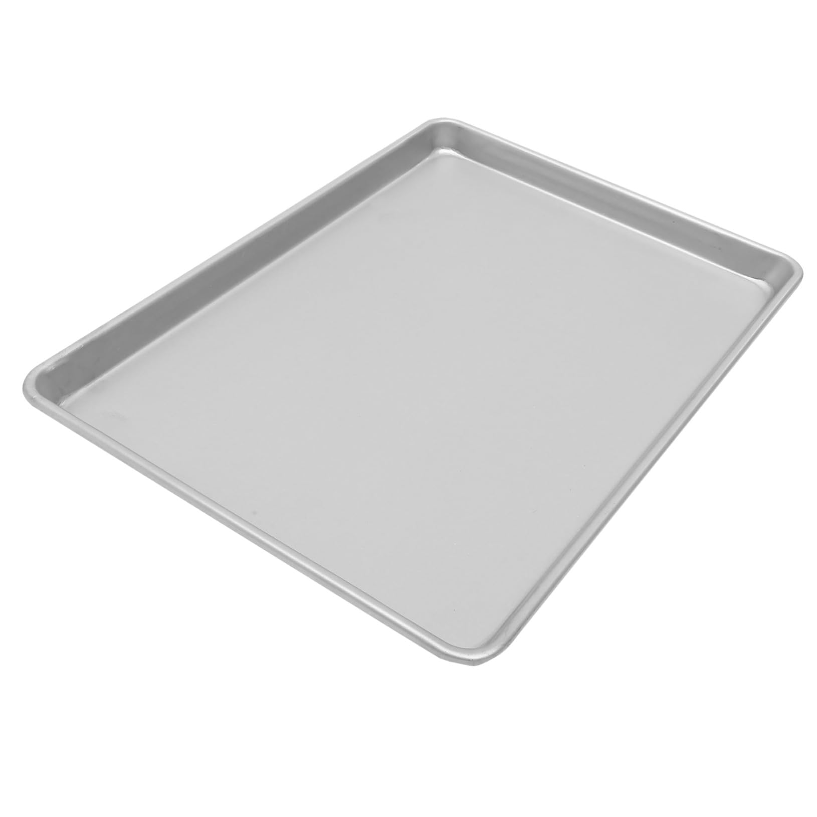 Moule à gâteau rectangulaire en alliage d'aluminium argenté pour cuisson de pain et viandes