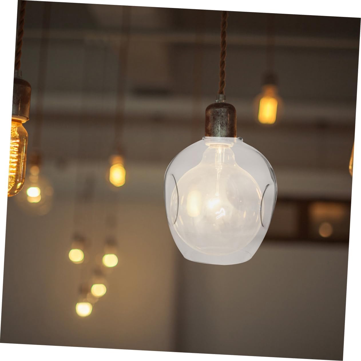 Glass Lamp Shade Fixture Replacement for Ceiling and Wall Lights Easy Installation Design for Living Room Bathroom and Bedroom Lighting