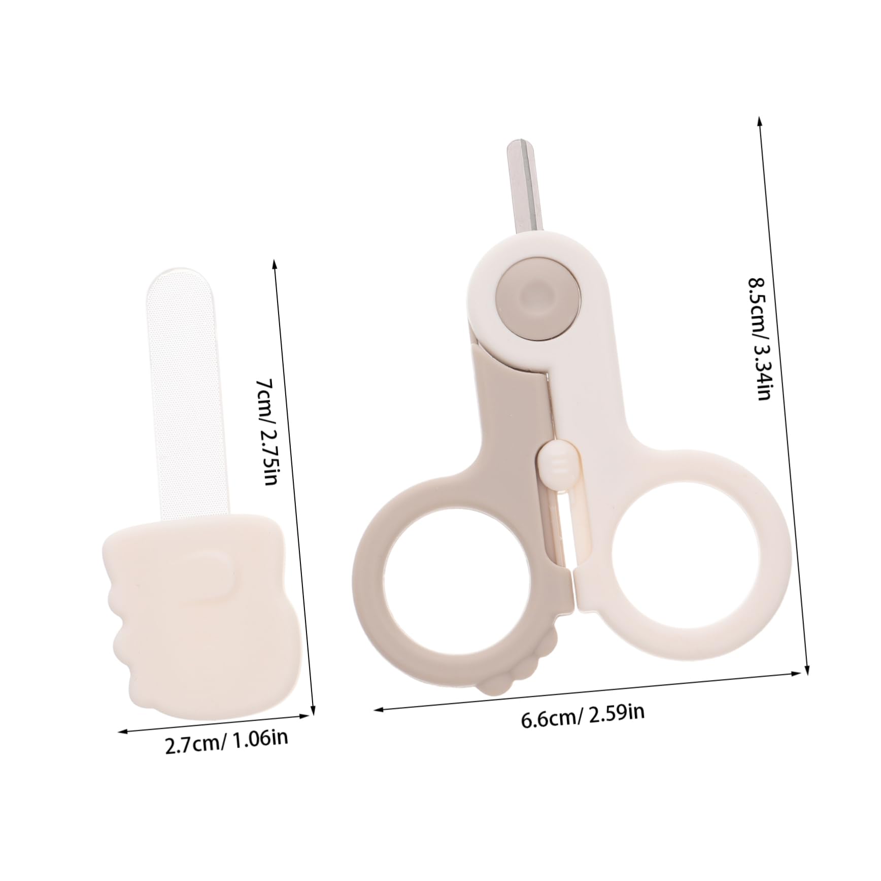 ULDIGI Nail Cutter Kit Baby Nail Scissor Set Newborn Nail Care Tools for Baby Grooming