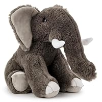 Zappi Co Emma the African Elephant Plush Toy (22cm) Gentle Giant - Soft, Cuddly, 100% Recycled - Majestic Savanna Friend