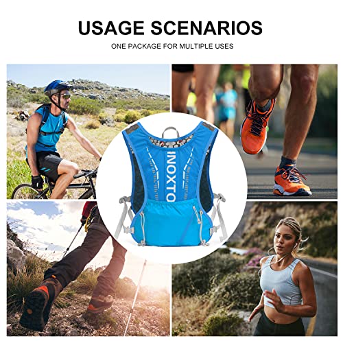 Image of INOXTO Hydration Vest Backpack, Lightweight Running Water Vest With 1.5L Bladder Bag for Hiking, Trail Running, Cycling, Marathon - Daypack for Women Men