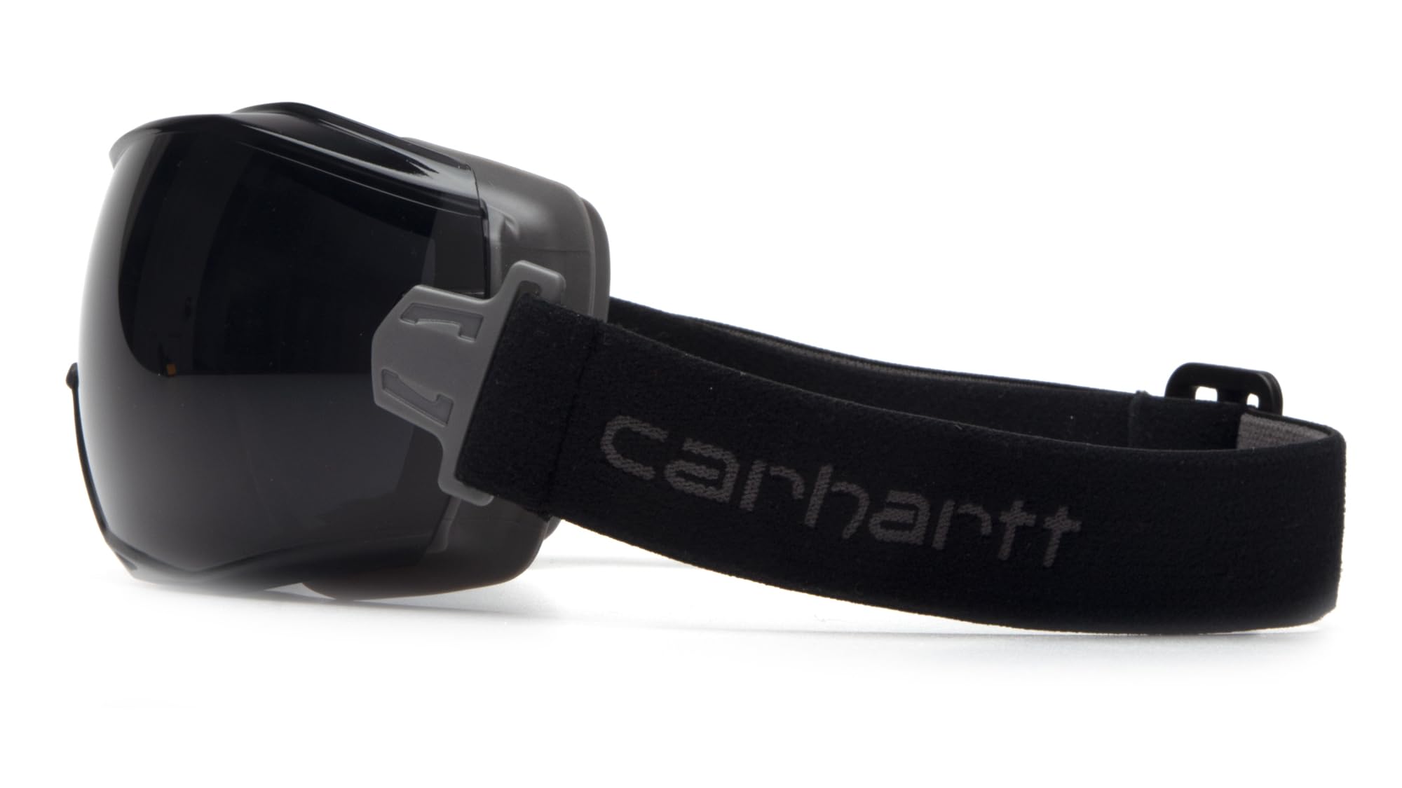 Carhartt Kit de gafas de seguridad con lente antivaho intercambiable transparente y gris, clasificación ANSI