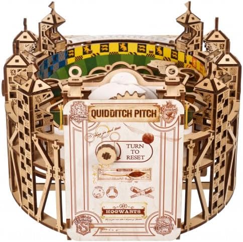 Miniatura 2 de UGEARS mecánico de madera 3D rompecabezas modelo Quidditch Pinball Kit de construcción