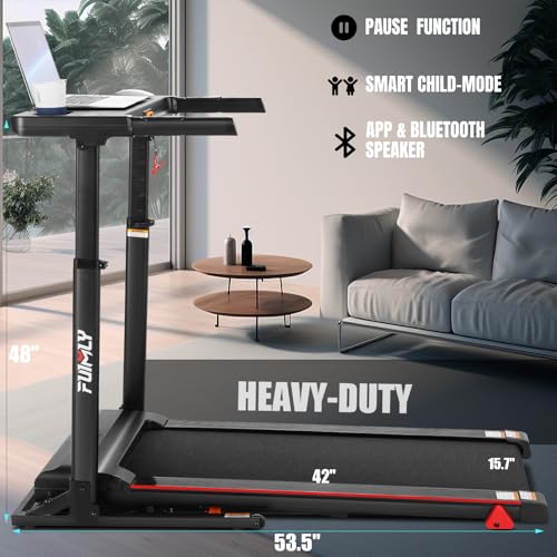 Caminadora con escritorio ajustable y capacidad 300 lb miniatura 7