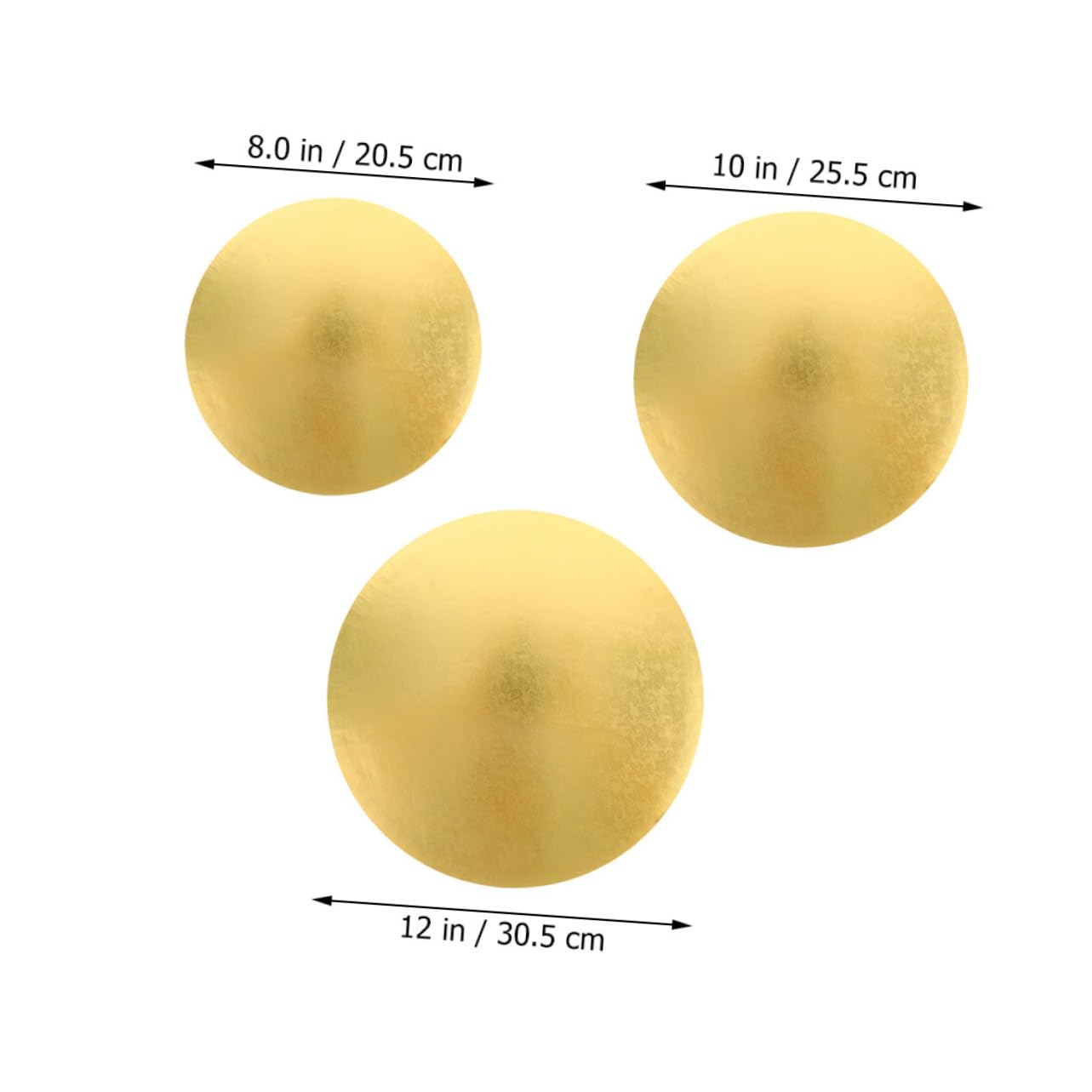 OFFSCH 3 Pack Cake Mover Round Cake Drum for Transfer Household Baking Supply for Parties Weddings