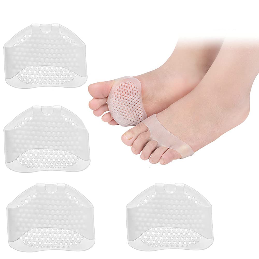 Buy 2 Pairs Metatarsal Pads, Soft Gel Ball of Foot Pads, Breathable