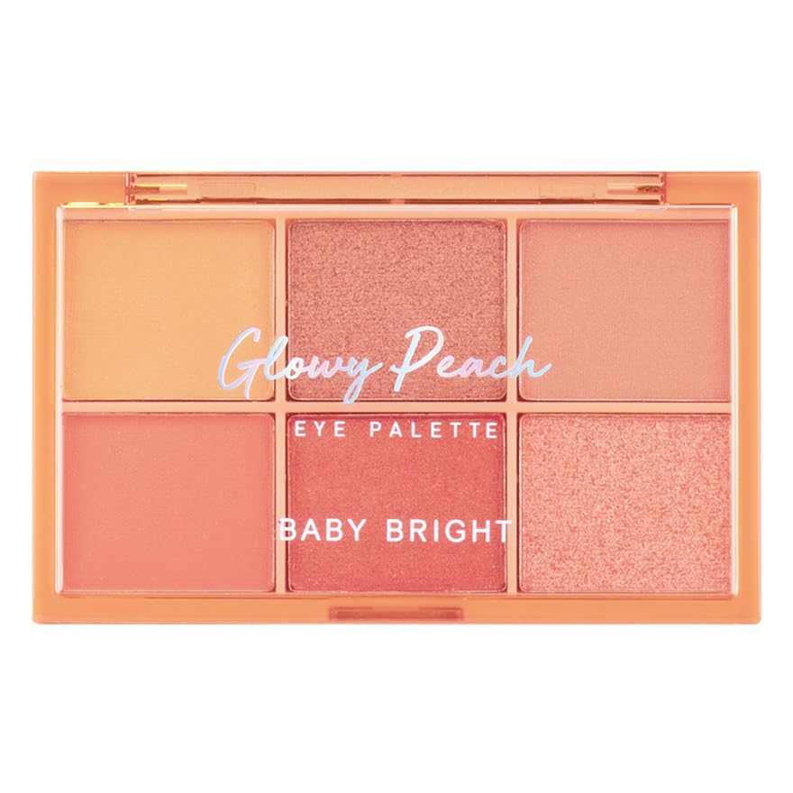 Baby Bright Glowy Peach Eye Palette (0.7g x 6 Colors)-image-49