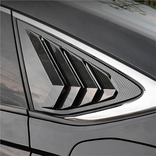 Persiennes de fenêtre latérale pour Honda Accord 2023-2025 en finition fibre de carbone