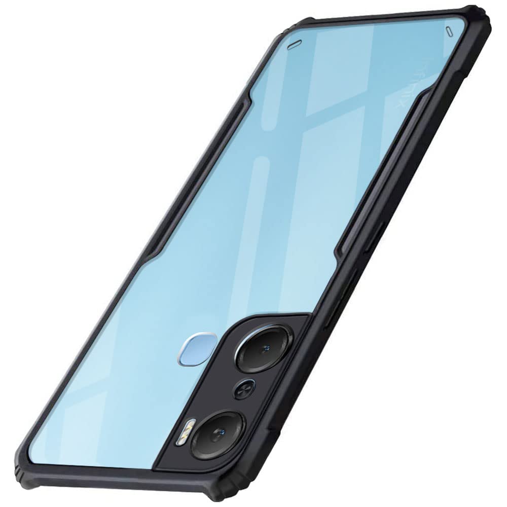 WOW IMAGINE TPU+PC Shock Proof Clear Protective Back Case For Infinix Hot 12 Pro-Airedge Technology, 360 Degree Camera Protection, Transparent Hybrid Back Case Mobile Cover-Black (B0B9HCN5H1) Amazon Price History, Amazon Price Tracker