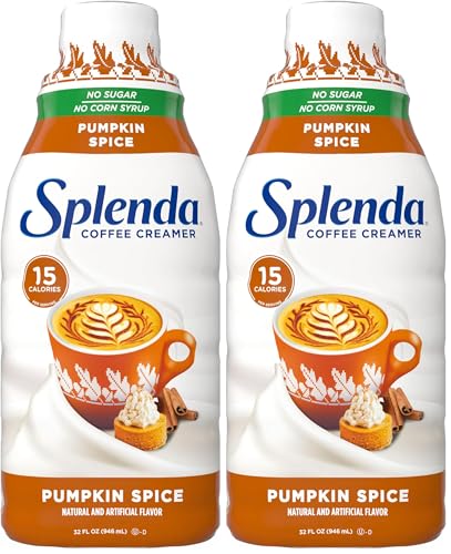 Image of SPLENDA Sugar Free Pumpkin Spice Coffee Creamer, 32 Fl Oz. (Pack of 2)