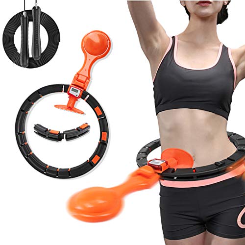 FITMYFAVO Fitness Exercise Weighted Hula Hoop 2.0 Smart Auto Counting LCD Fat Burning