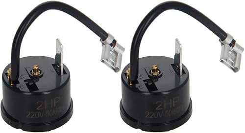 Miniatura 2 de Othmro 2 unids Compresor Portátil Protector de Sobrecarga Térmica 2HP 1500W Congelador Redondo Protección contra Sobrecarga Térmica Parte de