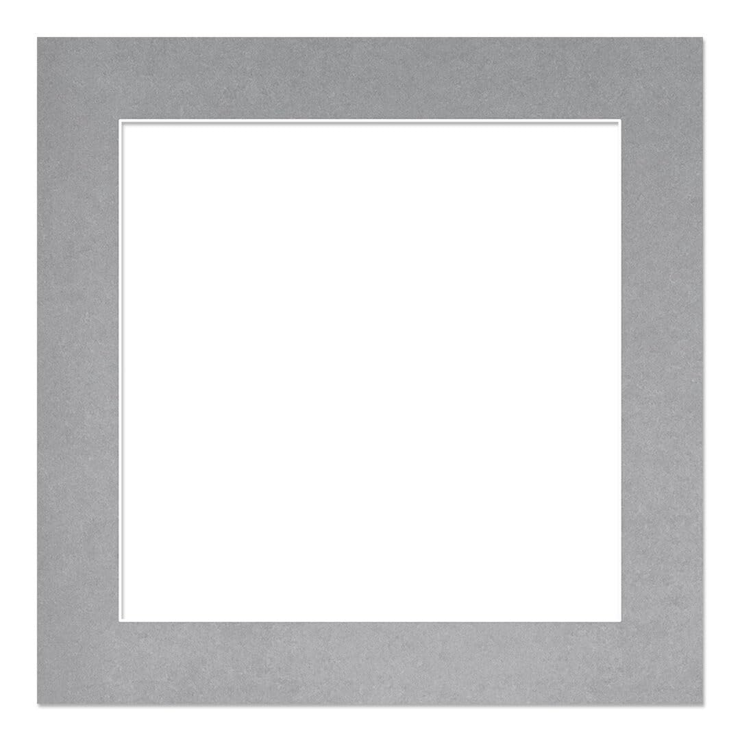 Alison Kingsgate 8X8 Silver Picture Mount for Frames - 6X6 Size Aperture