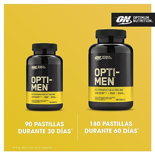 Miniatura 5 de Optimum Nutrition Opti-Men, Multivitamínico de Alta Potencia para Hombres