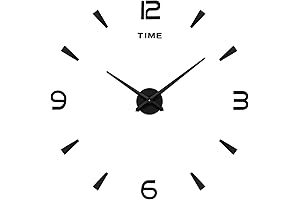AILILIFE Creative DIY 3D Wall Sticker Clock