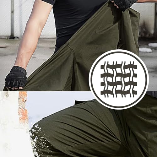 Mens Cargo Work Pants Hiking Stretch Lightweight Breathable Quick Dry Outdoor Work Cargo Pants for Men with Pockets4