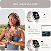 Fitbit Sense 2 Advanced Health and Fitness Smartwatch with Stress and Sleep Tools - 3-Month Google Health Premium Membership Included - ECG App, SpO2, 24/7 Heart Rate, and GPS - Lunar White/Platinum #2